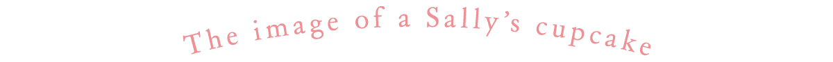The image of a Sally’s cupcake